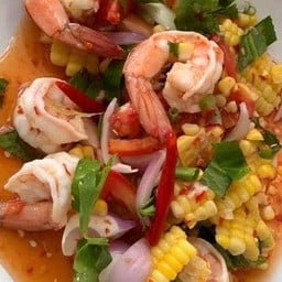 ส้มตำ-หมูทอดหม้อ หน้าเซเว่นหนองบัวศาลา