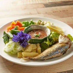 น้ำพริกกะปิปลาทูทอด