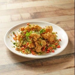 หมึกคั่วพริกเกลือ