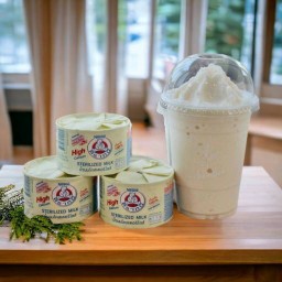 นมหมีปั่น