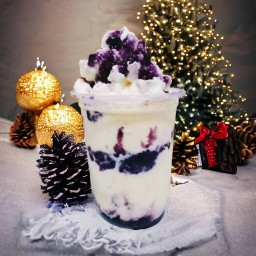 นมหมี บลูเบอร์รี่ ลาวา ปั่น