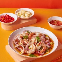 ยำกุ้งสุก