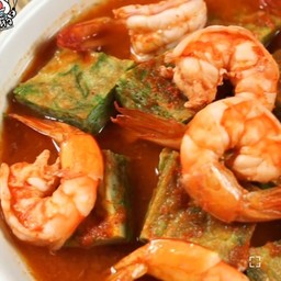 แกงส้มกุ้ง ชะอมไข่