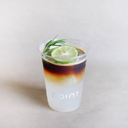 Iced-Espresso +Lime +Honey Soda