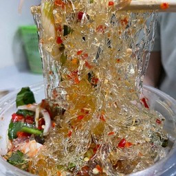 ยำเส้นแก้วหมูสับ