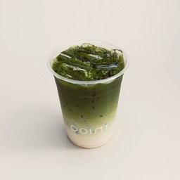 Iced-green tea with milk