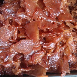 ข้าวเหนียวหมูแผ่น