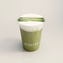 Frappe-green tea with milk