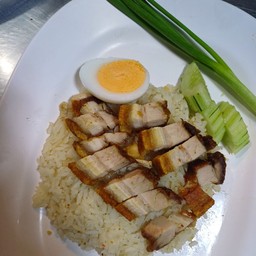 ข้าวมันหมูกรอบ