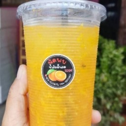 น้ำส้ม เกล็ดหิมะ จำนวน 1 แก้ว