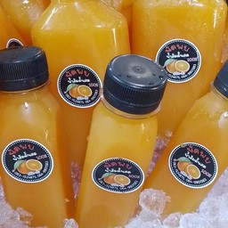น้ำส้มคั่นสด 100% ( 120มล 5 ขวด+ 230 มล 5 ขวด) ฟรี 1 (120 มล.)
