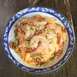 ข้าวไข่ข้นกุ้ง | 虾炼蛋饭 | Creamy Egg and Shrimp on Rice