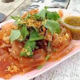 หมึกกรอบ ลวกจิ้ม | 香辣豆豉脆皮鱿鱼 | Crispy Squid with Spicy SoyBean Sauce