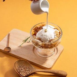 [BP25] สาคูทรงเครื่องไอติมกะทิ