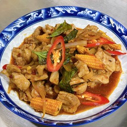 หมู ผัดพริกเผา