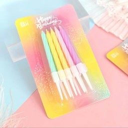 Short Pastel Candles