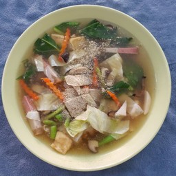 ก๋วยเตี๋ยวราดหน้าเส้นใหญ่