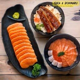 🇯🇵 Taka & ด้งมารุ 🇯🇵  ด้งบุริและซาชิมิ กับ น้ำจิ้มซีฟู้ดตำนาน 8 ปี 🥇 TAKA & DON นวมินทร์