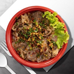 ข้าวหน้าวากิว พริกเกลือ