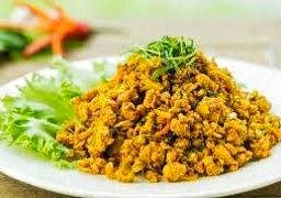 ข้าวคั่วกลิ้งไก่