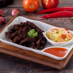 เนื้อแช่น้ำปลาทอด (เนื้อออสเตรเลีย)