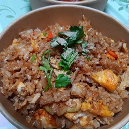 ข้าวผัดไข่รถไฟ+ไข่ดาว