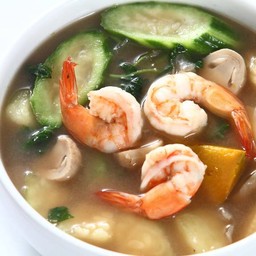 แกงเลียงกุ้งสด