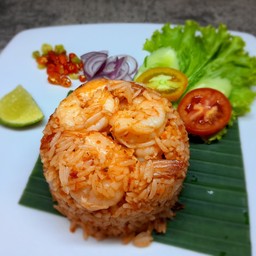 ข้าวผัดมันกุ้ง