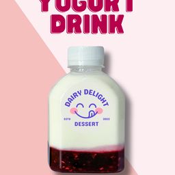 Mixed berry yogurt drink