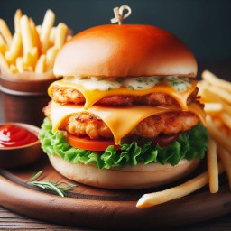 ดับเบิ้ล ฟิช เบอร์เกอร์ Double Fish Burger