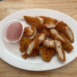 ไก่ชุบแป้งทอด+น้ำจิ้มไก่ 2ชิ้น