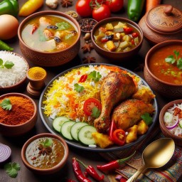 ข้าวหมกไก่ CHICKEN BIRYANI