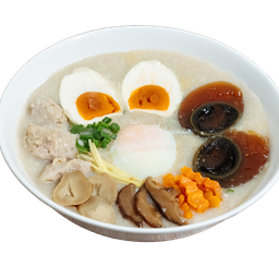 โจ๊กหมู + ชุดเห็ดแครอท + 3ไข่