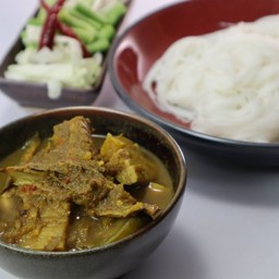 เซตขนมจีนแกงไตปลา