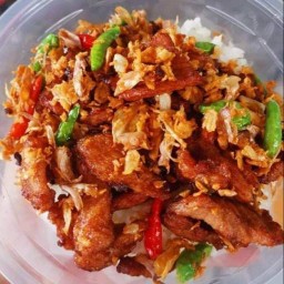 กินหมูกันมั้ย(ตลาดปรีชา)