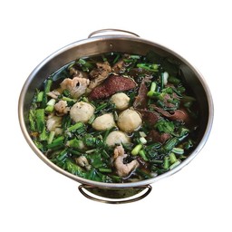 หมูตุ๋นหม้อไฟ (กลาง)