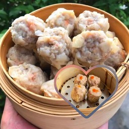 ขนมจีบ(กุ้ง.) 6 ชิ้น.