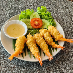 กุ้งชุบแป้งทอด