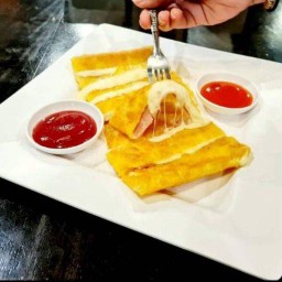 โรตีแฮมชีส+ไข่