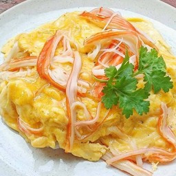 ข้าวไข่ข้นปูอัด
