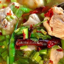 ต้มยำไก่ โบราณใส่น้ำมะขามเปียก