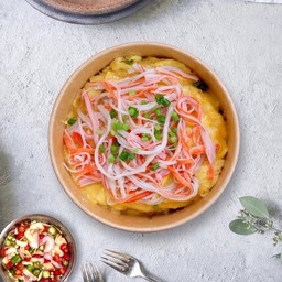 ข้าวไข่ข้นปูอัด