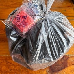 แอลกอฮอล์แข็งสำหรับจุดเตา + ถ่าน