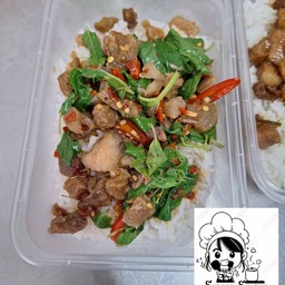 ผัดกะเพราบะเต็ง