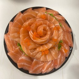 เค้กแซลม่อน ขนาดครึ่งปอนด์ น้ำหนัก 200กรัม 21 ชิ้น