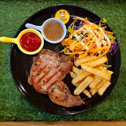 สเต๊กพอร์คชอพ