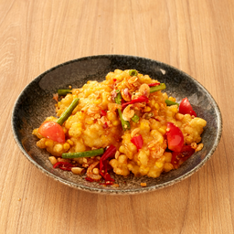 ตำข้าวโพดทอด