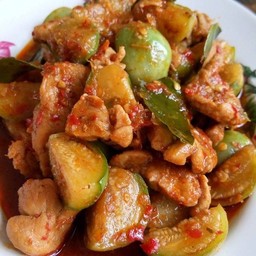 ข้าว+ผัดพริกไก่(Rozali Restaurant seafood halal)