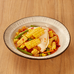 ตำข้าวโพดมะพร้าวอ่อน