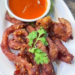 หมูแดดเดียว(ทอดใหม่ทุกออเดอร์)